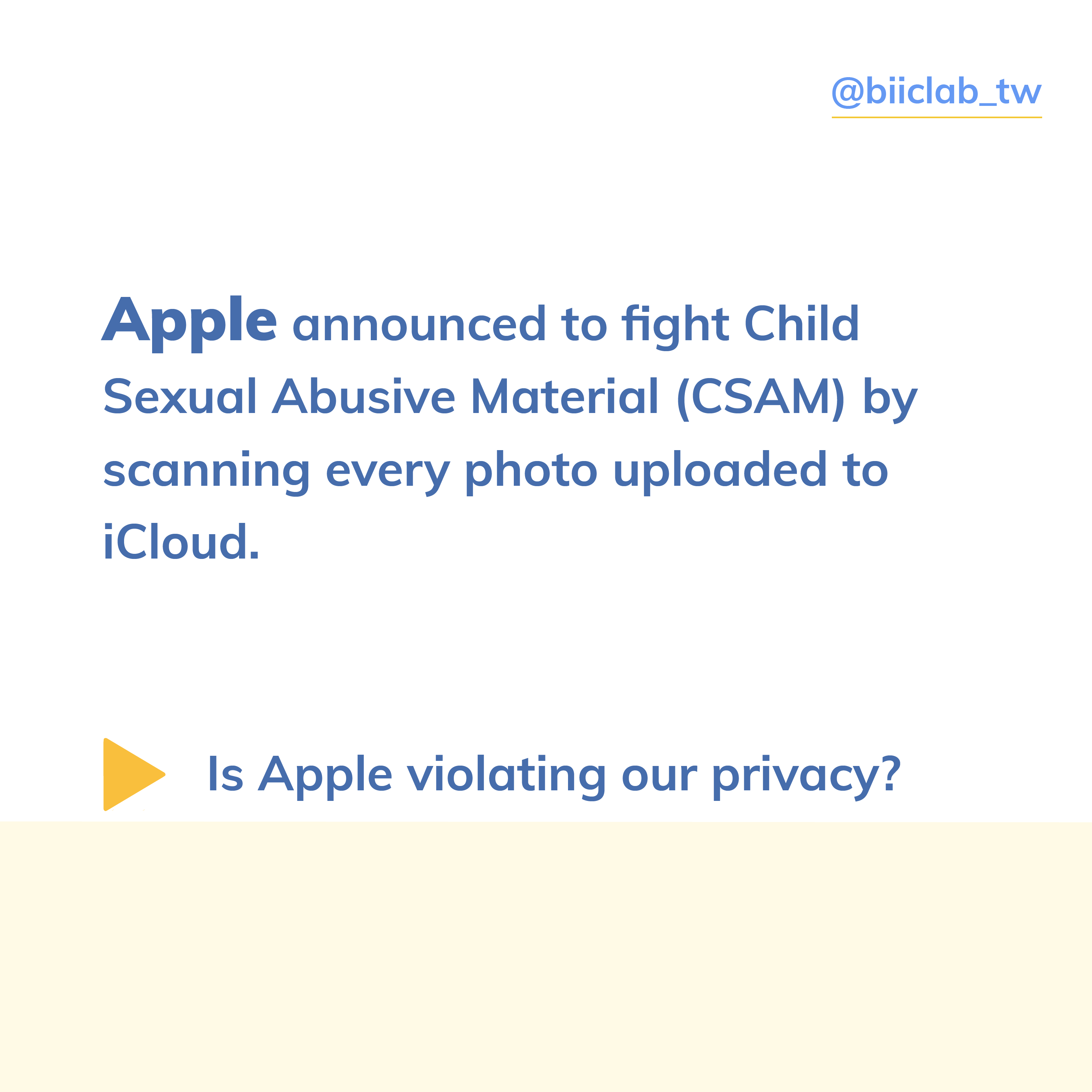 Is Apple violating our privacy?