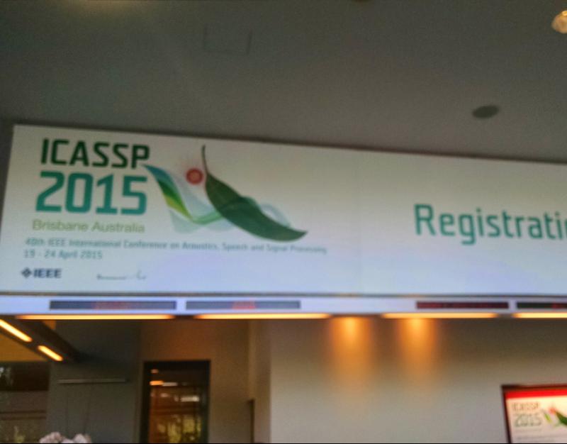 BIIC Lab attended 2015 ICASSP, Brisbane, Australia