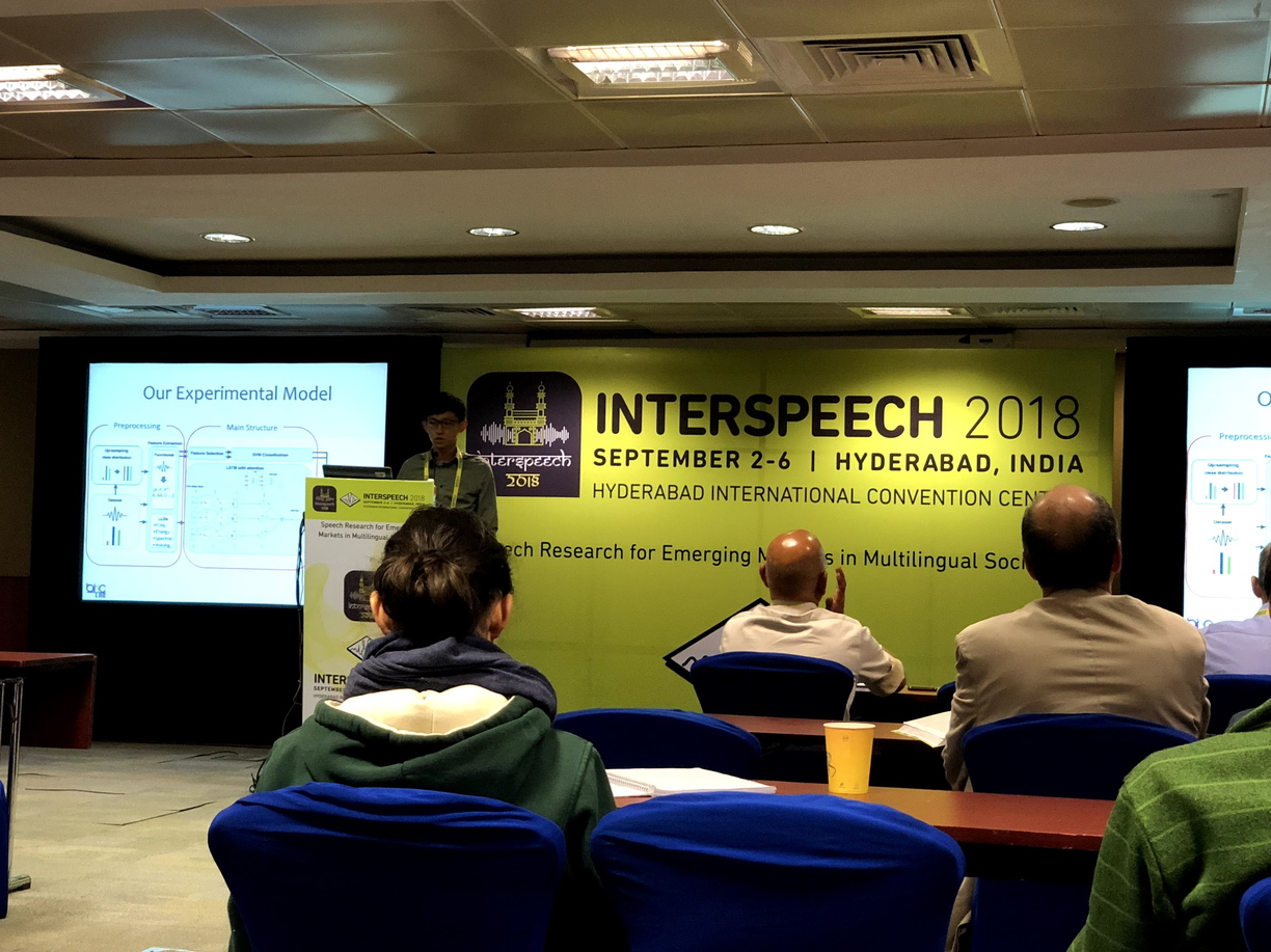 BIIC Lab attended 2018 Interspeech, Hyderabad, India